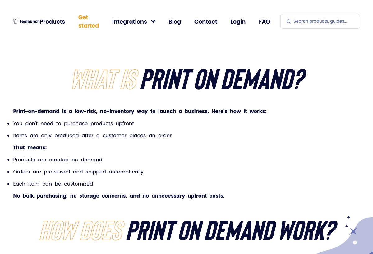 teelaunch workflow screenshot related to this guide