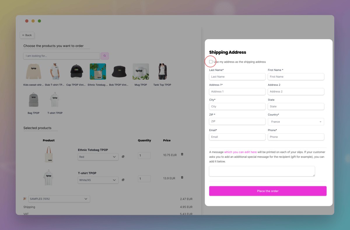 TPOP workflow screenshot related to this guide