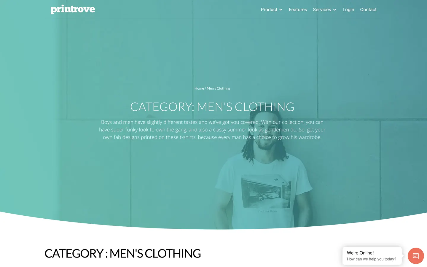 Exemple du catalogue Printrove